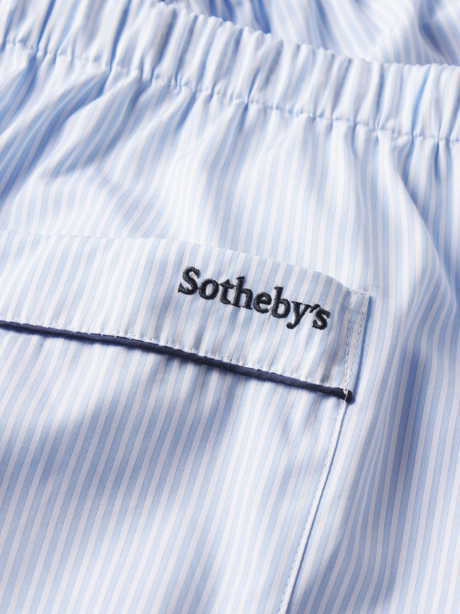 Sotheby's Unisex Pajama Pant -- Blue Stripe 3 Sotheby's Unisex Pajama Pant -- Blue Stripe - Image 3