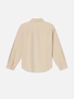 Seersucker Shirt -- Natural 7 Seersucker Shirt -- Natural -Frame Sale Store ME25WSH011 NATU B