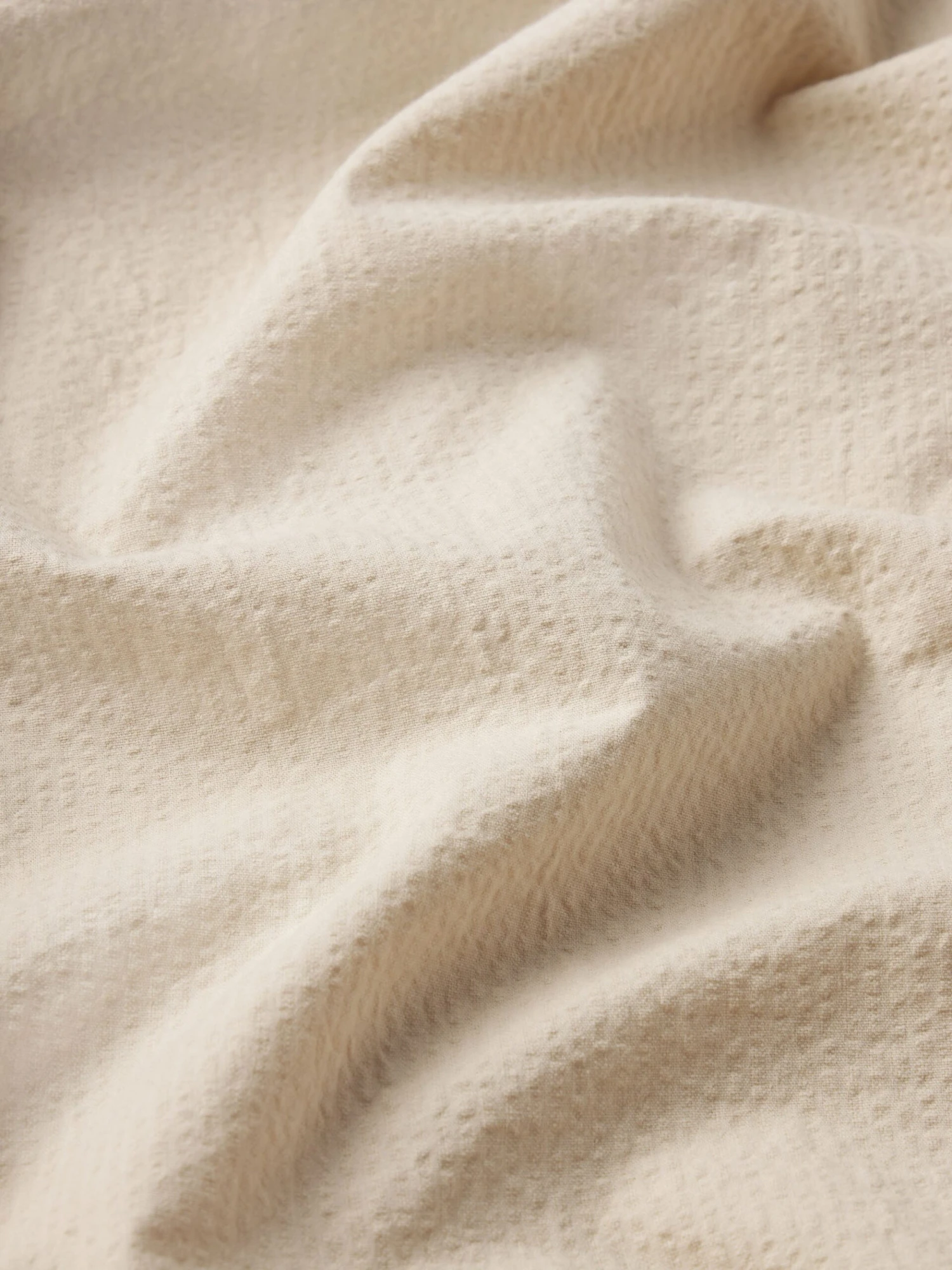 Seersucker Shirt -- Natural 2 Seersucker Shirt -- Natural - Image 2