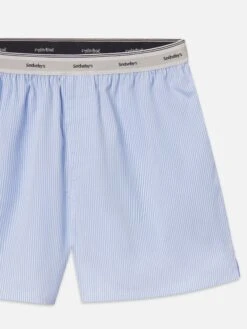 Sotheby’s Unisex Boxer Short -- Blue Stripe -Frame Sale Store ME25WST0006 BLST DET
