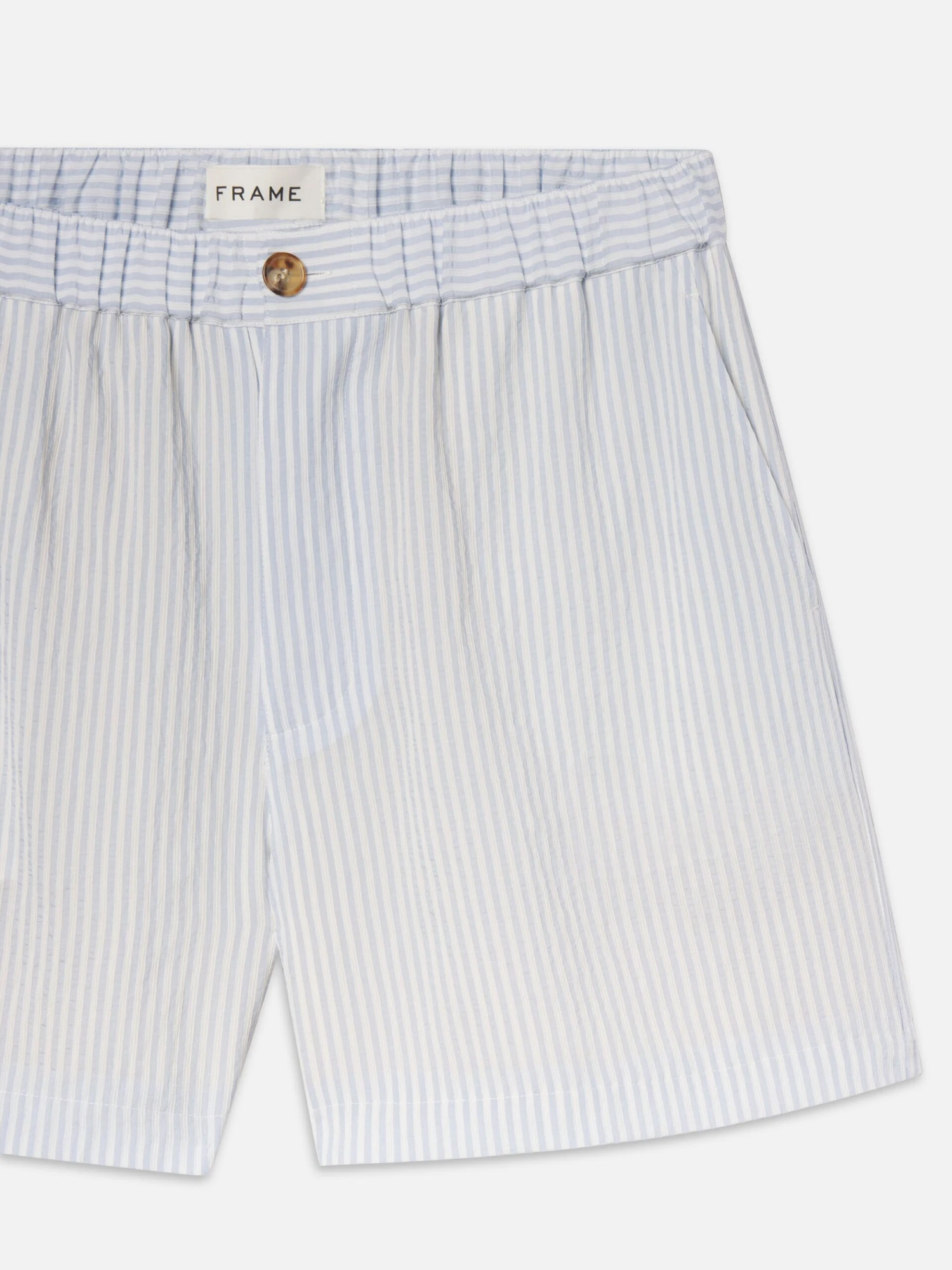 Blue Striped Shorts -- Blue Stripe 2 Blue Striped Shorts -- Blue Stripe - Image 2