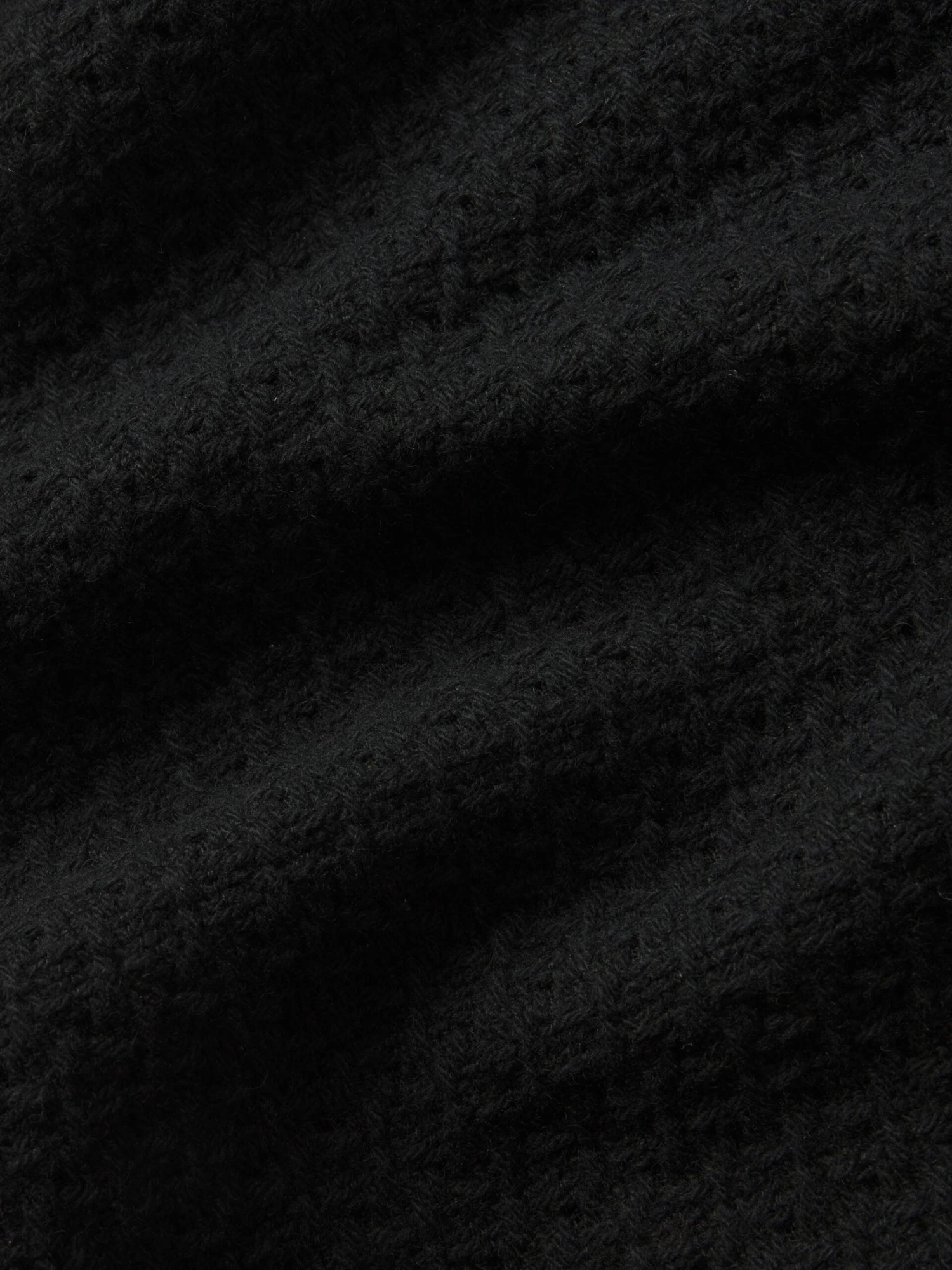 Textured Shirt Jacket -- Black 4 Textured Shirt Jacket -- Black - Image 4