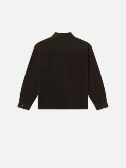 Relaxed Corduroy Overshirt -- Dark Olive -Frame Sale Store MF24WSH003 DKOL B