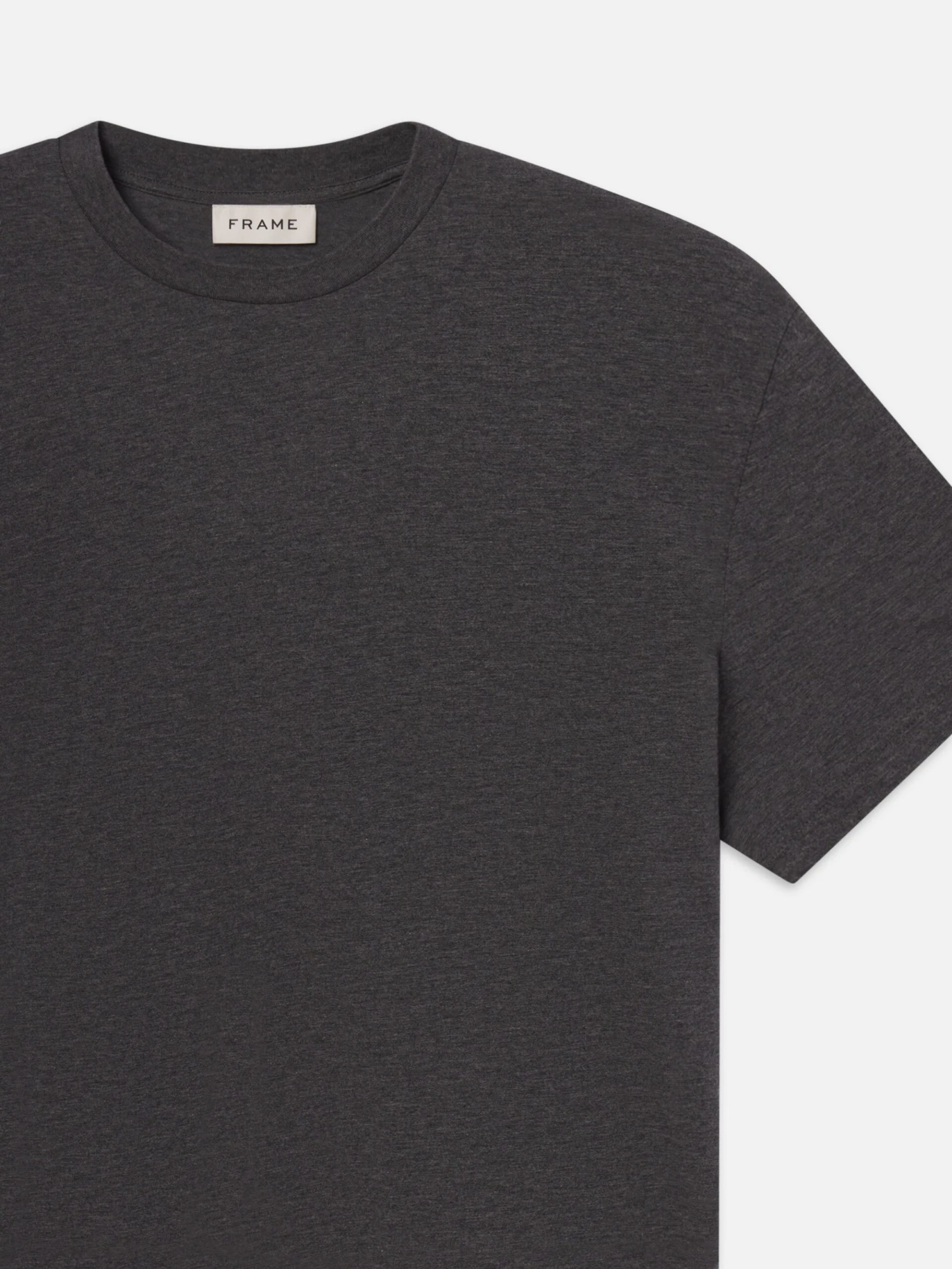 Light Cotton Tee -- Grey Melange 2 Light Cotton Tee -- Grey Melange - Image 2