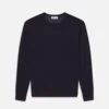 Superfine Crewneck Sweater -- Dark Navy