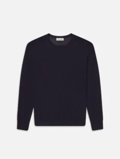 Superfine Crewneck Sweater -- Dark Navy