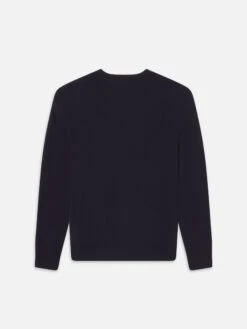 Superfine Crewneck Sweater -- Dark Navy -Frame Sale Store MF25KSW001 DKNV B