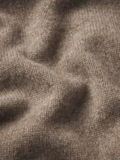 Long Sleeve Shirt Sweater -- Dark Taupe 8 Long Sleeve Shirt Sweater -- Dark Taupe -Frame Sale Store MF25KSW020 DRKT FABRICDETAIL