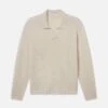 Textured Wool Cashmere Sweater -- Warm White
