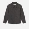 Tweed Overshirt -- Grey Melange