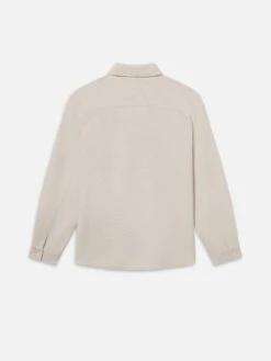 Waffle Textured Shirt -- Warm White -Frame Sale Store MF25WSK029 WRWH B