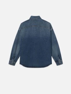 Relaxed Denim Shirt -- Briset -Frame Sale Store MP25DSH010 BRIS B V2