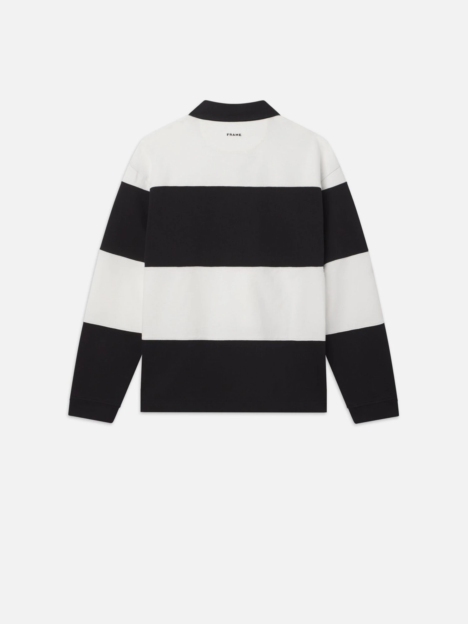 Ritz Rugby Polo Shirt -- Cream/Black 5 Ritz Rugby Polo Shirt -- Cream/Black - Image 5