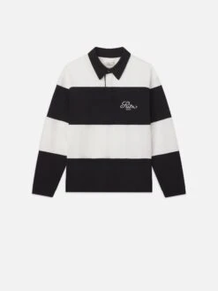 Ritz Rugby Polo Shirt -- Cream/Black