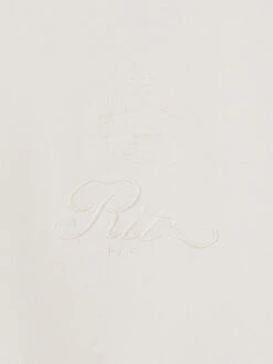 Ritz Unisex Tonal Logo Crewneck -- Cream -Frame Sale Store MP25JSS006 CREA DET EMBLEM