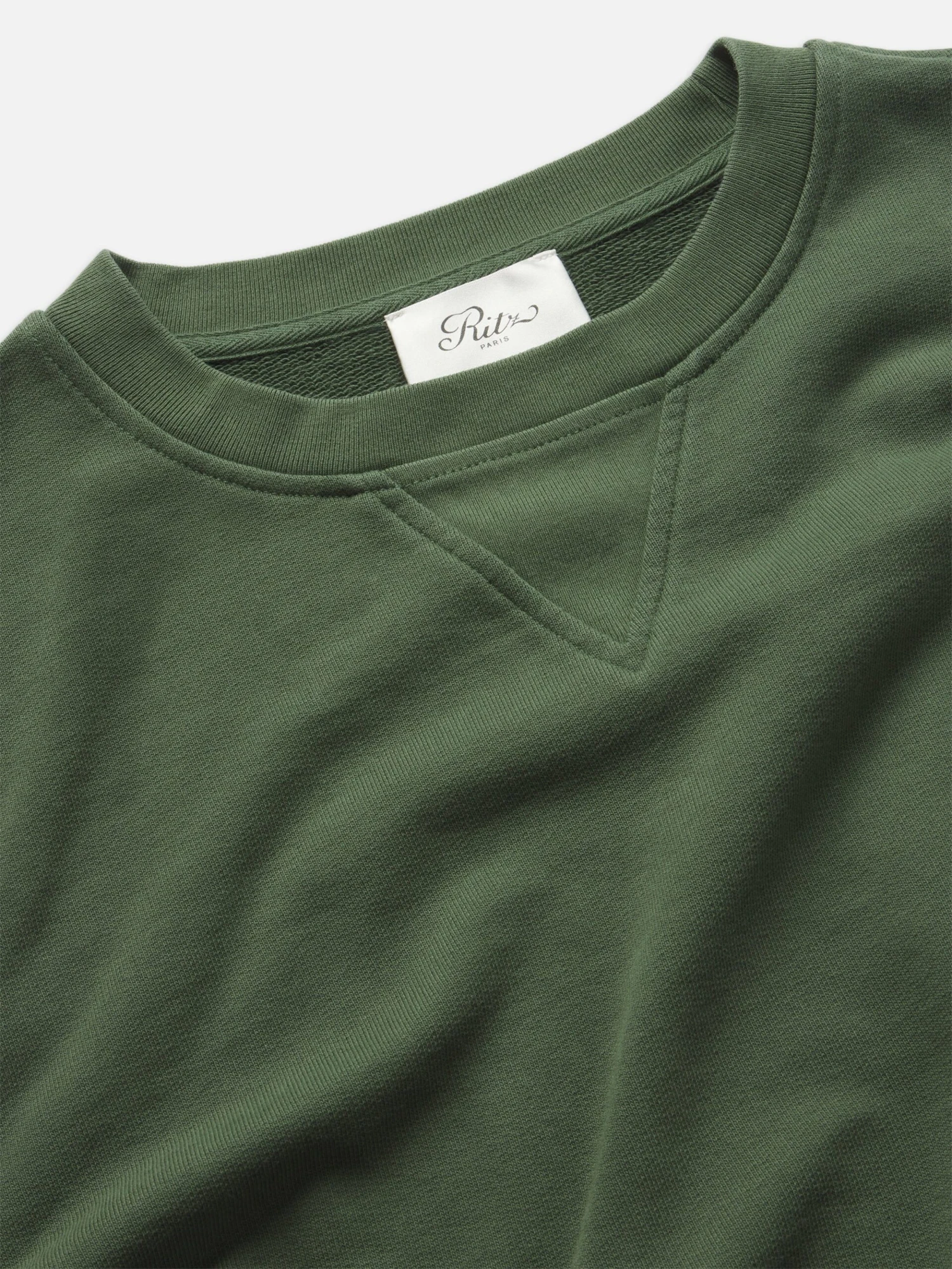 Ritz Unisex Tonal Logo Crewneck -- Hunter Green 7 Ritz Unisex Tonal Logo Crewneck -- Hunter Green - Image 7
