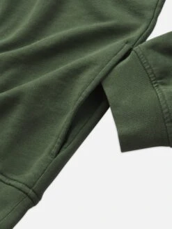 Ritz Unisex Tonal Logo Crewneck -- Hunter Green 12 Ritz Unisex Tonal Logo Crewneck -- Hunter Green -Frame Sale Store MP25JSS006 HNGR FABRIC DET2 V2