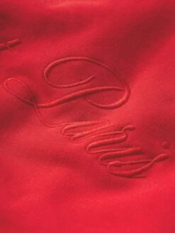 Ritz Unisex Tonal Logo Crewneck -- Red 10 Ritz Unisex Tonal Logo Crewneck -- Red -Frame Sale Store MP25JSS006 RED FABRICDET V2 V2