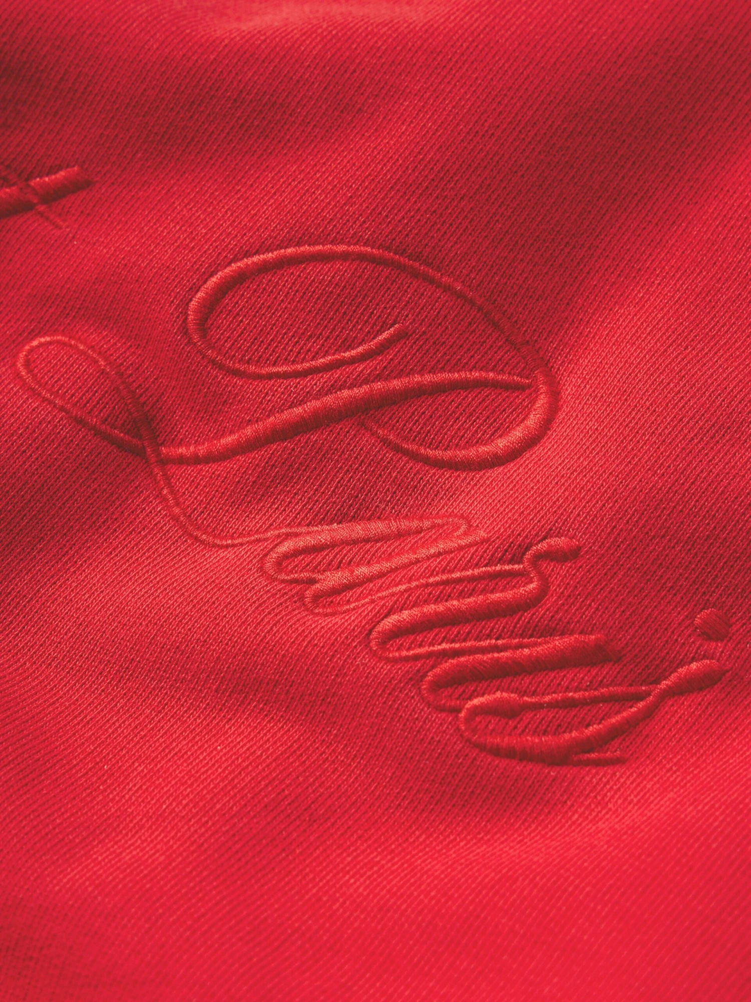 Ritz Unisex Tonal Logo Crewneck -- Red 4 Ritz Unisex Tonal Logo Crewneck -- Red - Image 4