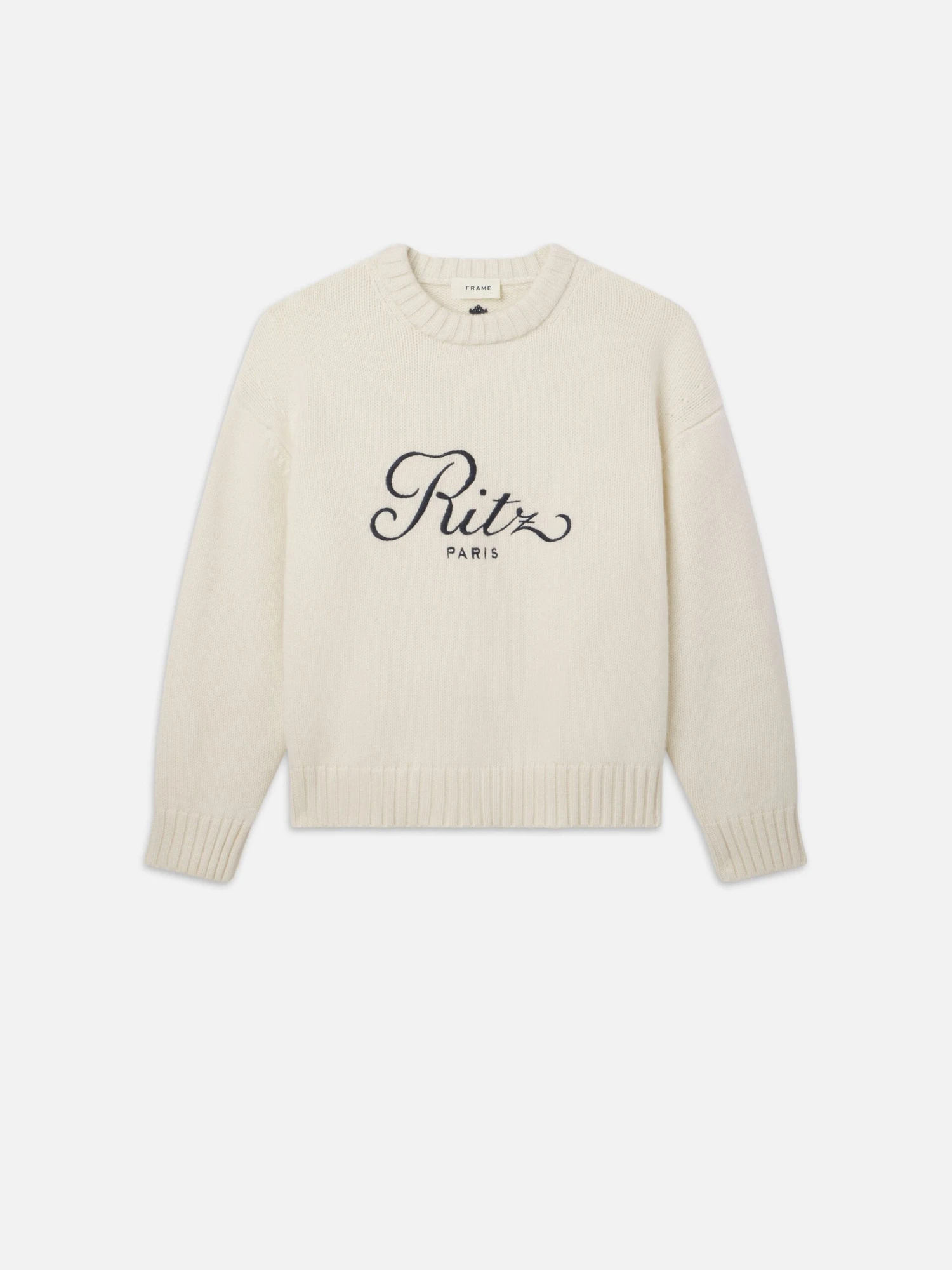 Ritz Unisex Cashmere Sweater -- Cream 1 Ritz Unisex Cashmere Sweater -- Cream