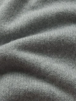 Ritz Unisex Cashmere Sweater -- Grey Melange 8 Ritz Unisex Cashmere Sweater -- Grey Melange -Frame Sale Store MP25KSW030 GRYM FABRIC DET