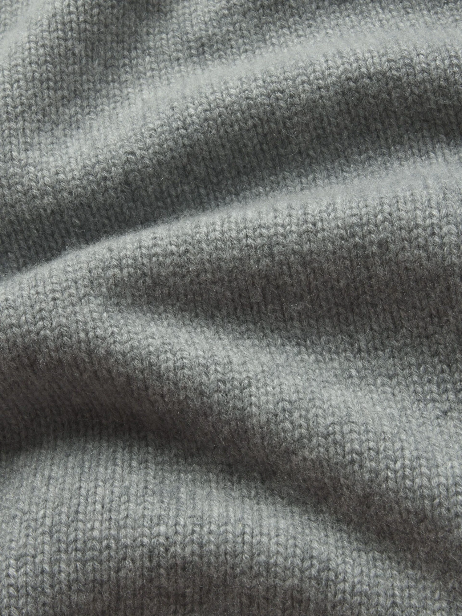 Ritz Unisex Cashmere Sweater -- Grey Melange 4 Ritz Unisex Cashmere Sweater -- Grey Melange - Image 4