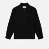 Double Face Shirt Jacket -- Black