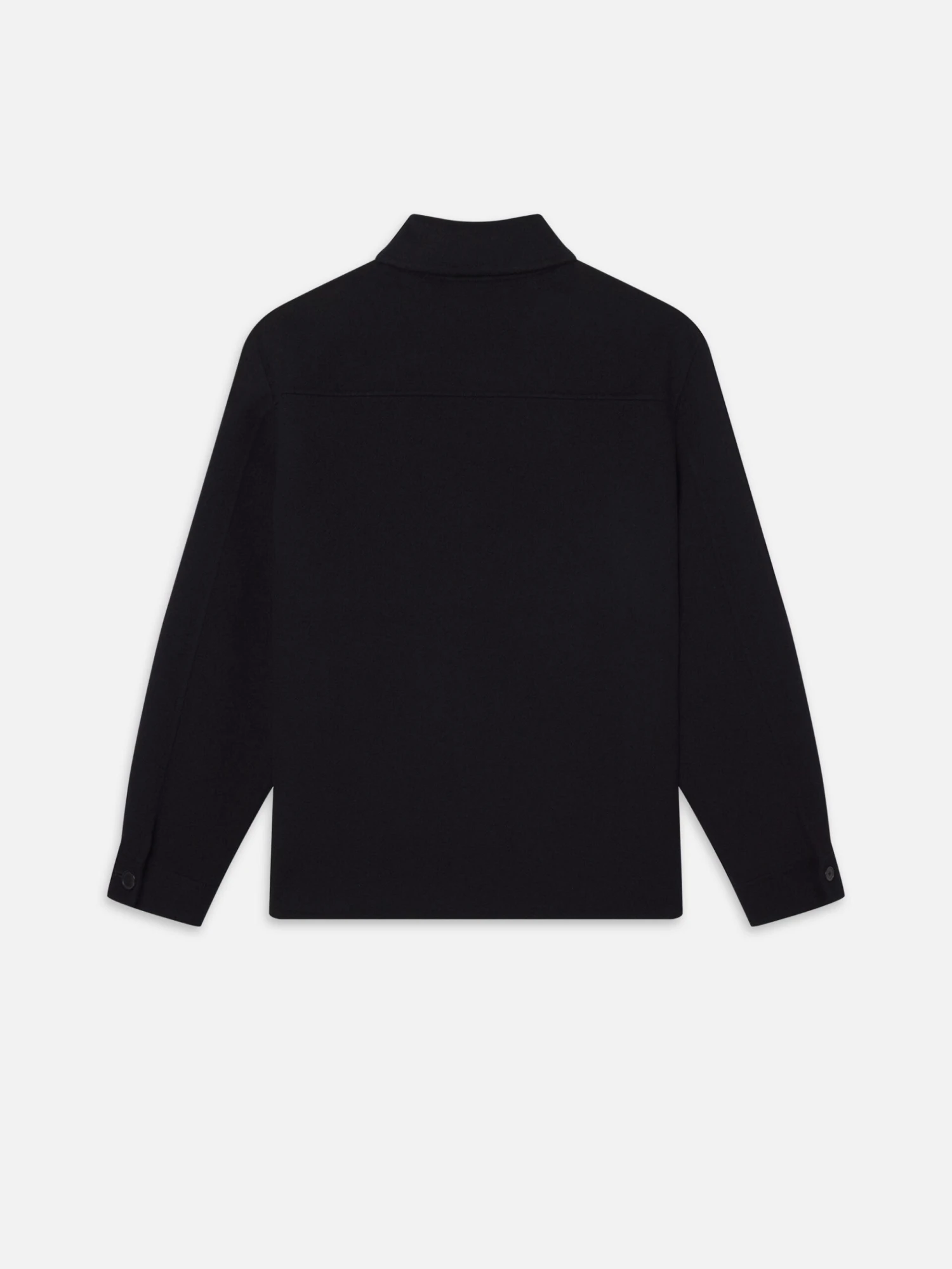 Double Face Shirt Jacket -- Dark Navy 3 Double Face Shirt Jacket -- Dark Navy - Image 3