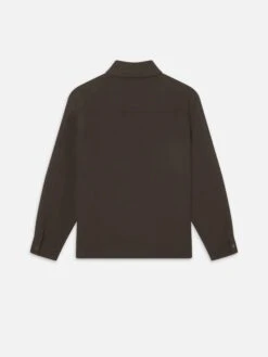 Double Face Shirt Jacket -- Mocha 6 Double Face Shirt Jacket -- Mocha -Frame Sale Store MP25WJA007 MCH B