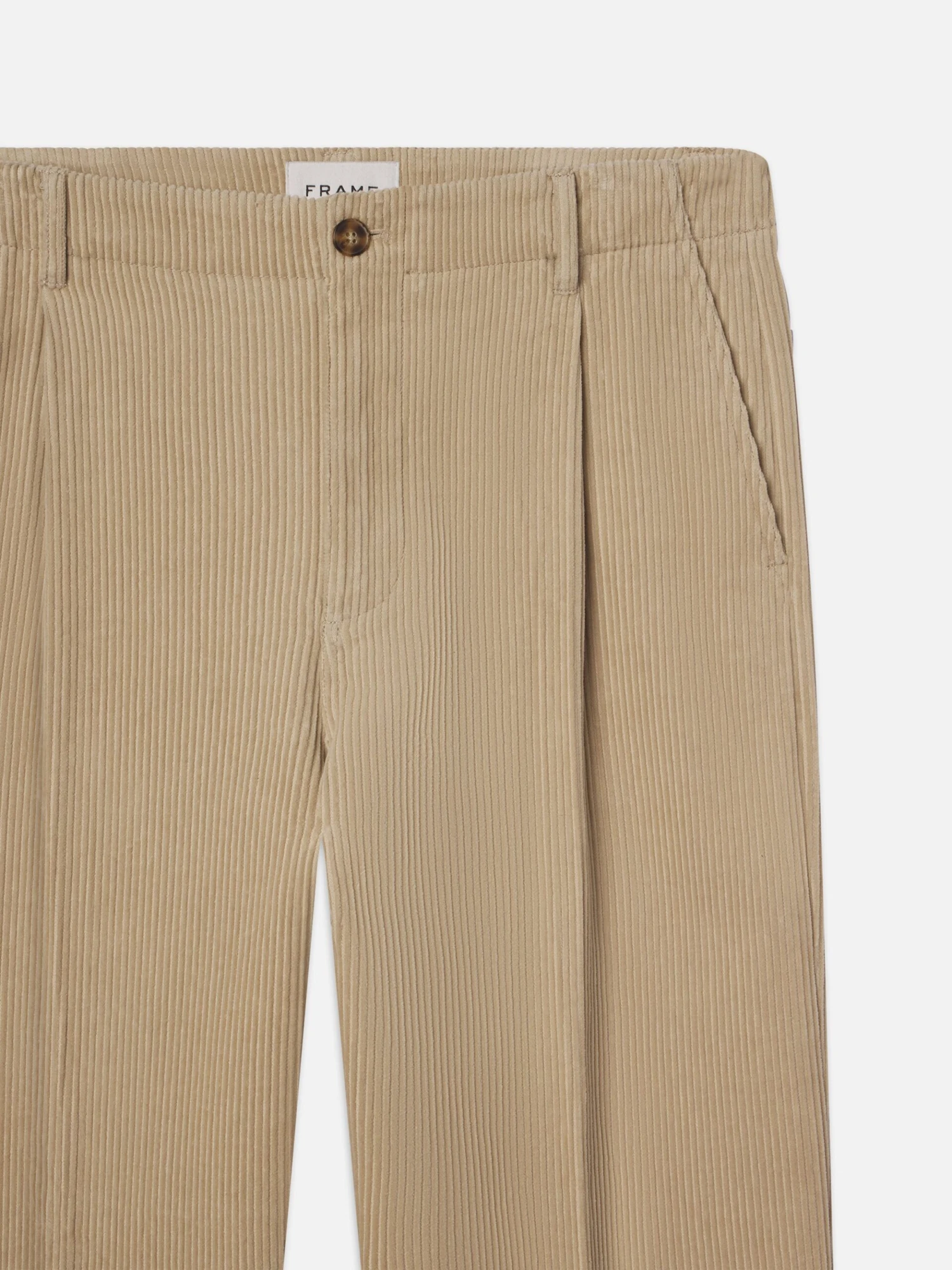 Tapered Pleated Trousers -- Dove 3 Tapered Pleated Trousers -- Dove - Image 3