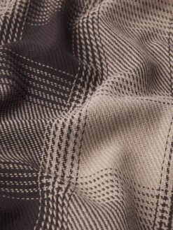 Chunky Plaid Shirt -- Brown Plaid -Frame Sale Store MP25WSH002 BRPL FABRIC DET