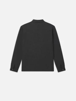 Classic Flannel Shirt -- Grey Melange -Frame Sale Store MP25WSH006 GRYM B