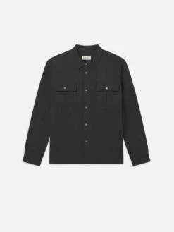 Classic Flannel Shirt -- Grey Melange