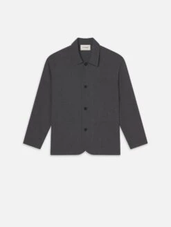 Wool Chore Coat -- Charcoal Grey