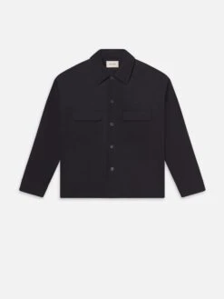 Double Pocket Over Shirt -- Dark Navy