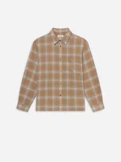 Plaid Shirt -- Beige Plaid