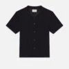 Terry Short Sleeve Shirt -- Dark Navy