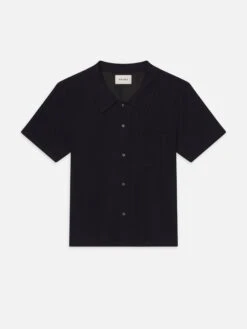 Terry Short Sleeve Shirt -- Dark Navy