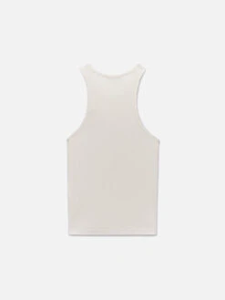 Ritz Women's Rib Tank -- White -Frame Sale Store RW23JKT001 WHT BACK 0526