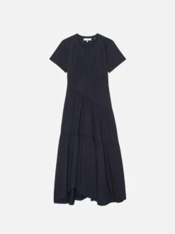 The Gathered Dress -- Navy