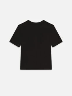 The Rib Baby Tee -- Black -Frame Sale Store WE24JKT015 BLK BACK