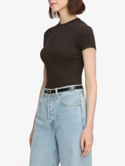 The Rib Baby Tee -- Coffee -Frame Sale Store WE24JKT015 CFFE 4152