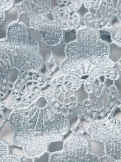 The Lace Button Up Shirt -- Sky Blue 7 The Lace Button Up Shirt -- Sky Blue -Frame Sale Store WE24WSH010 SKYB FABRICDETAIL