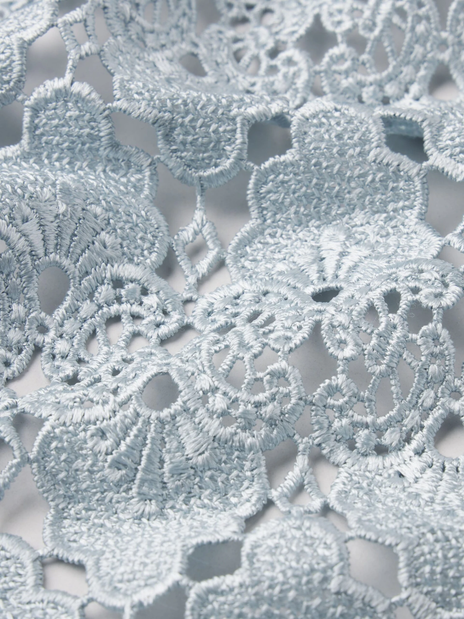 The Lace Button Up Shirt -- Sky Blue 4 The Lace Button Up Shirt -- Sky Blue - Image 4