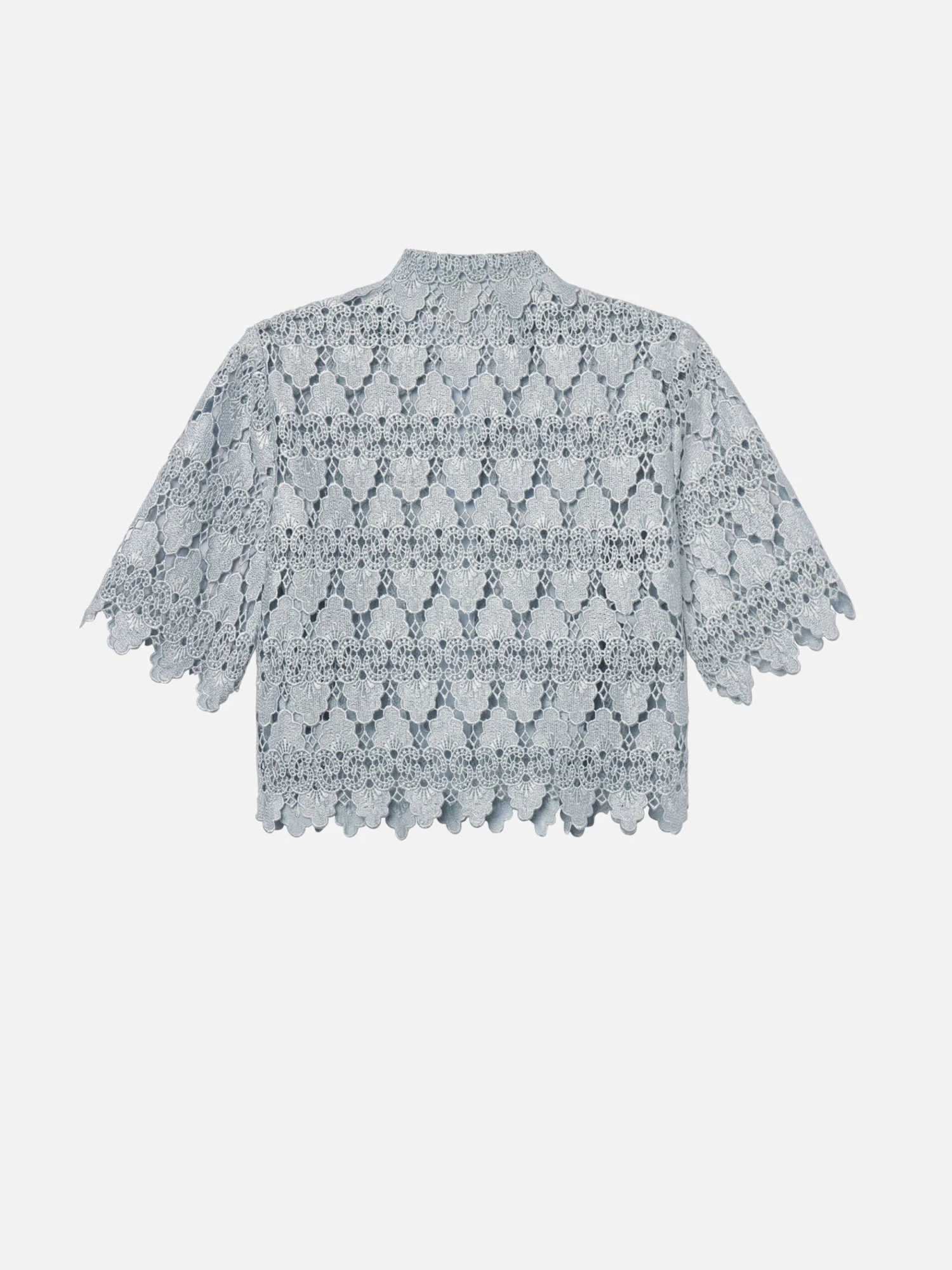 The Lace Button Up Shirt -- Sky Blue 3 The Lace Button Up Shirt -- Sky Blue - Image 3