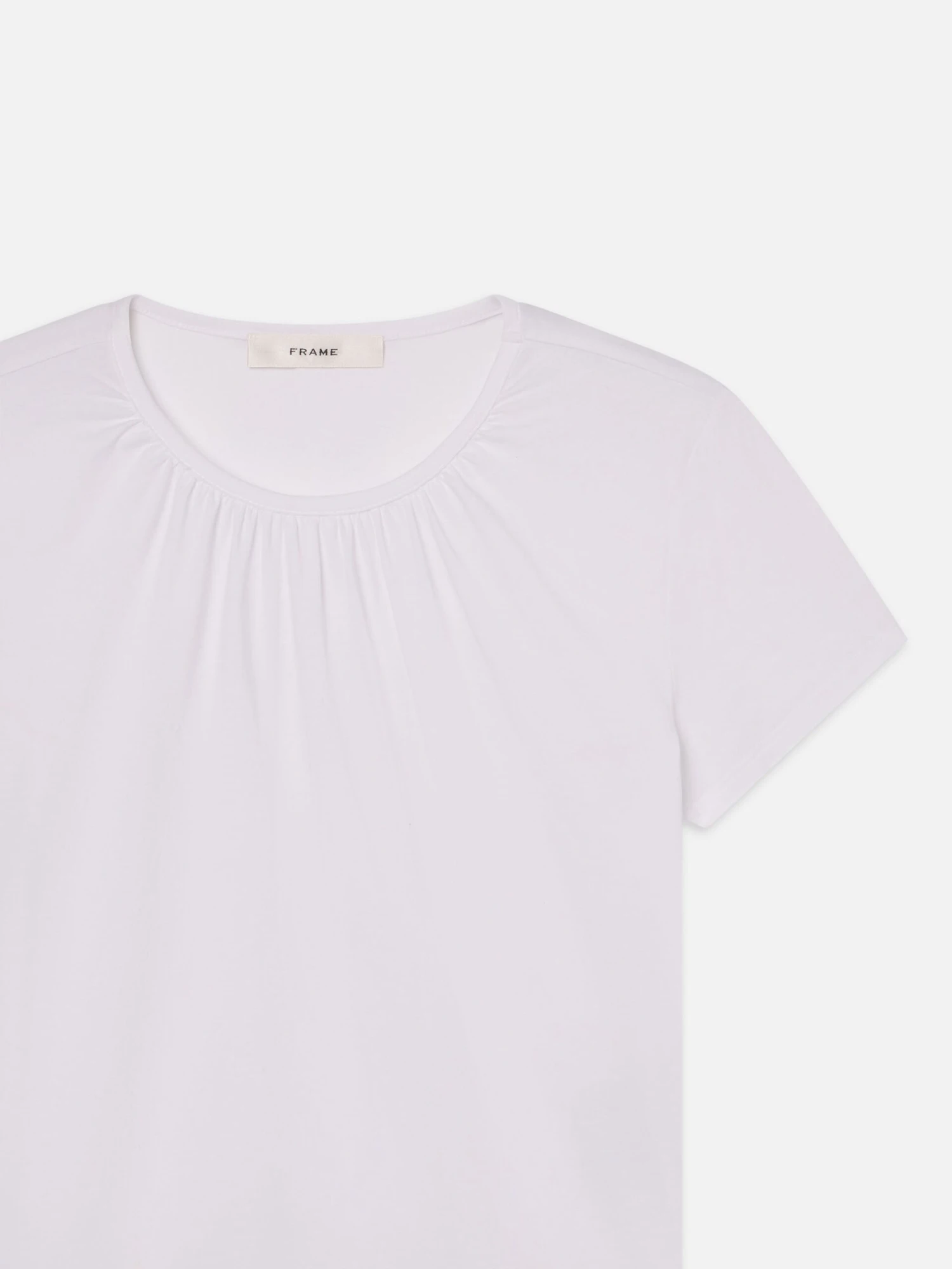 The Gathered Tee -- White 3 The Gathered Tee -- White - Image 3