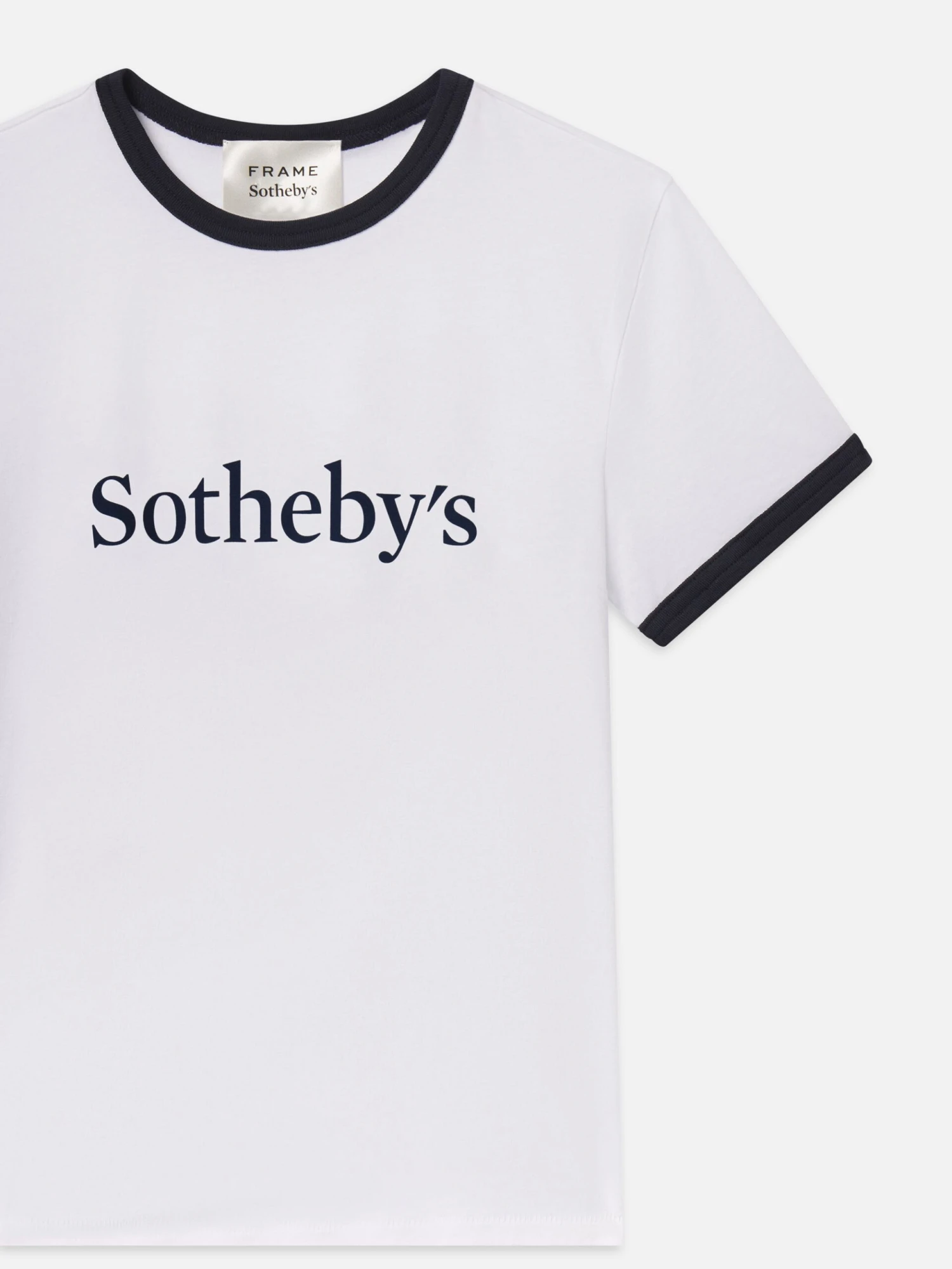 Sotheby’s Women's Ringer Baby Tee -- White Multi 4 Sotheby’s Women's Ringer Baby Tee -- White Multi - Image 4
