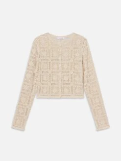 The Crochet Cardi -- Cream
