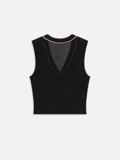 The Varsity Vest -- Black Multi -Frame Sale Store WE25KSW024 BKMU B