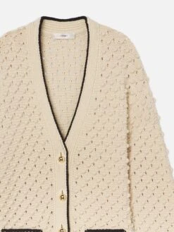 The Bauble Cardigan -- Cream 8 The Bauble Cardigan -- Cream -Frame Sale Store WE25KSW029 CREA DET